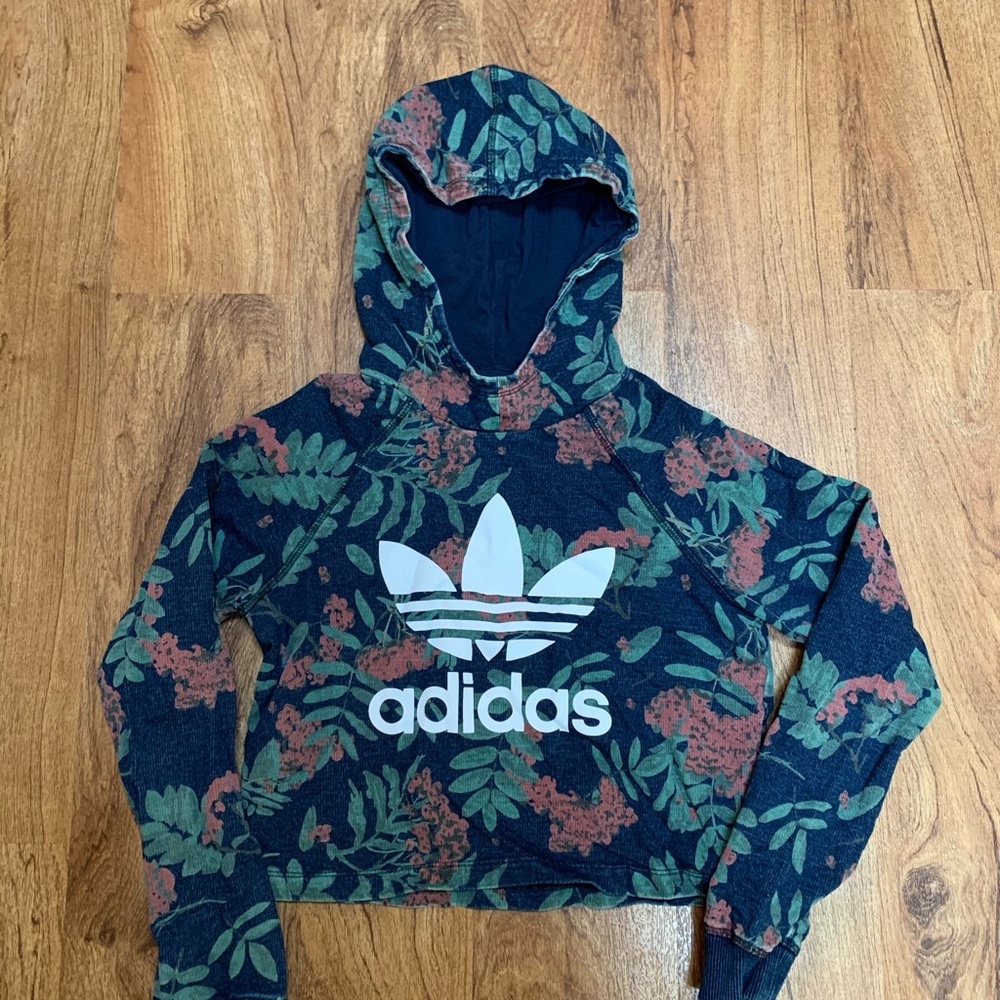 Adidas Cropped Hoodie